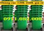 Thùng rác giá rẻ tại các tỉnh miền tây- thùng rác 120L 240L 660L- lh 0911082000