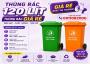 Sỉ thùng rác nhựa, thùng rác 120L 240L 660L giá rẻ- giao hàng tận nơi- lh 0911082000