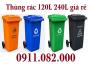 Cung cấp thùng rác giá rẻ tại miền tây- thùng rác 120L 240L giá thấp- lh 0911082000