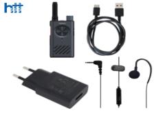 Combo bộ đàm Hytera HYT-S31 và phụ kiện (Cốc sạc PS2025, Cáp USB to USB-C PC161, Tai nghe bộ đàm EM31) (Series S1)