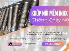 Khớp Nối Mềm Inox - Chống Ăn Mòn, Chịu Áp Lực Tốt Cho Hệ Thống Đường Ống