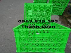 Sóng nhựa HS022 - Sóng nhựa có 8 bánh xe đựng hàng rẻ./ 0963.839.593