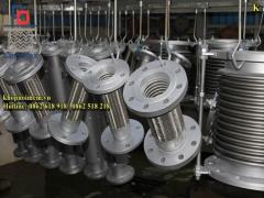 Khớp nối mềm inox mặt bích,Khớp nối mềm inox nối bích,Khớp nối mềm chống rung inox lắp bích,Khớp chống rung inox