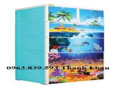 Tủ nhựa cá heo 5 tầng với 6 ngăn đựng đồ lớn ( 70 x 48 x 134 cm )