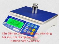 Chuyên cung cấp và lắp đặt Cân điện tử giá rẻ cho cửa hàng hải sản, trái cây tại Bạc Liêu