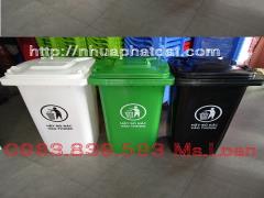 Thùng rác công cộng 240L hdpe có bánh xe rẻ./ 0963.839.593 Ms.Loan