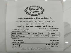 Setup cho shop mỹ phẫm tại Hà Tĩnh combo tính tiền giá rẻ