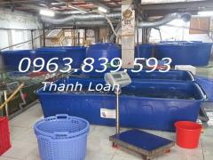 Thùng nhựa 1100L nuôi cá Koi trên sân thượng./ 0963.839.593 Ms.Loan