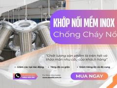 Khớp Nối Mềm Inox - Chống Ăn Mòn, Chịu Áp Lực Tốt Cho Hệ Thống Đường Ống