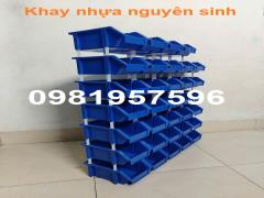 Khay nhựa đựng ốc vít, kệ dụng cụ xếp tầng, khay nhựa nguyên sinh