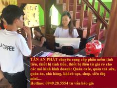 Lắp đặt combo thiết bị tính tiền với máy Pos ARS 605 tích hợp in bill cho quán café tại DAK-LAK